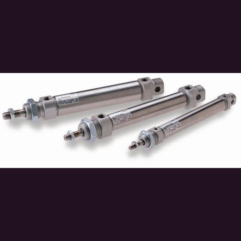 [GEBRAUCHT] B-Ware IMI NORGREN Rundzylinder 25mm Hub 160mm doppeltwirkend Heizkörper effizient 1 (1/2)
