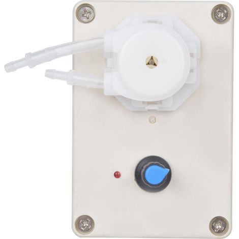 Pompe péristaltique industrielle pour liquides, pompe doseuse à débit réglable, prise US 110-240 V (1/5)