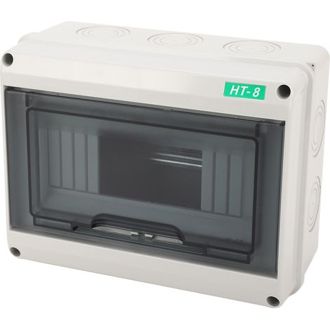 8-fach IP65 wasserdichter Verteilerkasten, Außenschutzkasten für Kraftwerke, modularer Leistungsschalter, wetterfester Elektrokasten. (1/5)