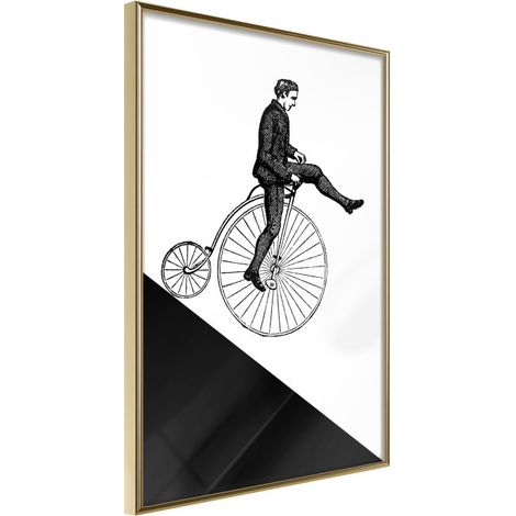 Affiche Murale Encadrée "Stuntman" 40 x 60 cm Or (1/2)