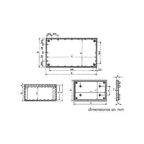 COFFRET ''COVER'' - GRIS 215 X 130 X 82.9MM VELLEMAN TKCP4G (1/3)