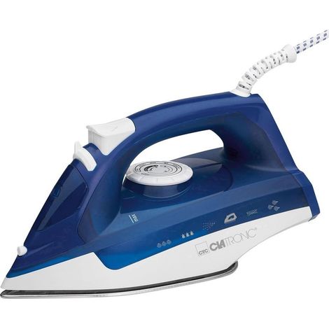 Clatronic DB 3704 Plancha de Vapor Blanco Azul 2200W