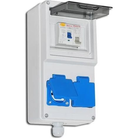 accord-dif Armadietto Elettrico da Lavoro grigio IP54 robusto