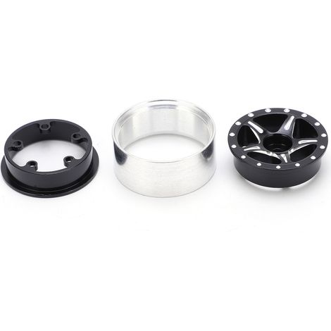 Rim Beadlock - Aluminium Alloy - Pour Voiture Télécommandée 1/24 - Compatible Axial SCX24 90081 - Lot de 4 (1/5)