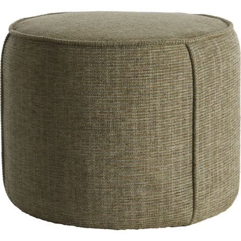Pouf DOMONI verde e rotondo – Ø50x40 cm