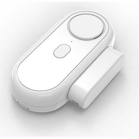 Alarme vibrante et capteur de porte à distance - Pile incluse, compatible avec toutes les portes et fenêtres (1/4)