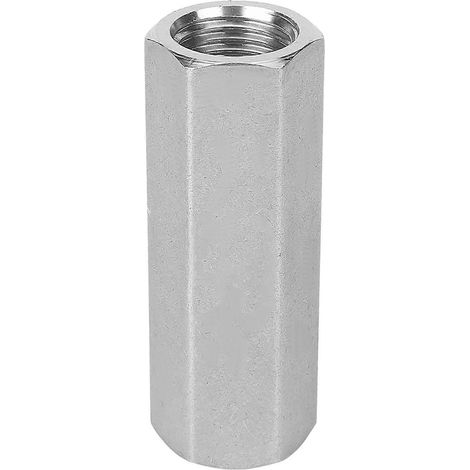 Clapet anti-retour d'air unidirectionnel à filetage femelle BSPP hexagonal en acier inoxydable pour raccordement de tuyau d'eau (1/2 po) (1/4)