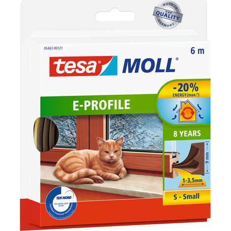 Calfeutrer - Joint Portes et Fenêtres Espaces Faibles Brun 6mx9mmx4mm - TESA