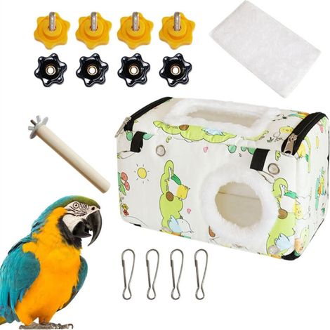 Warm nest for parrot