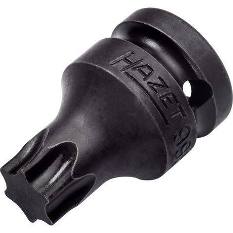 Hazet Schlag-Maschinenschrauber Schraubendreher-Steckschlüsseleinsatz 995S-T60, 1/2 (12,5 mm) Vierkant hohl, Innen TX Profil, SW T60 (1/3)