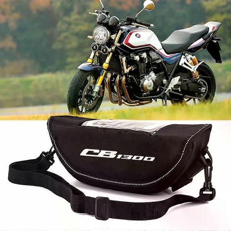 Compatible avec la sacoche de guidon CB1300SF/SB CB1300SF, sacoche de navigation pour volant de moto étanche à la poussière et à l'eau (tous modèles) (1/5)