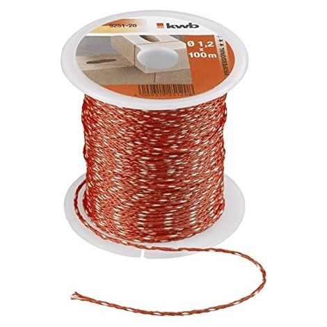 Cuerda marcador kwb 925120 nylon 1.2 mm 100 m