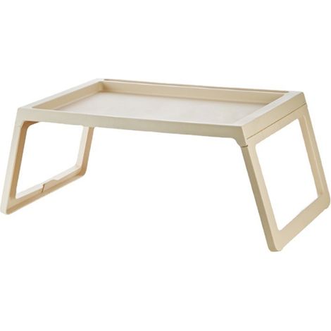 Table De Lit Pliant - Table Pour Ordinateur Portable Sur Lit - Design Avec Rainure Pour Smartphone - PP - 1 Pièce (1/5)