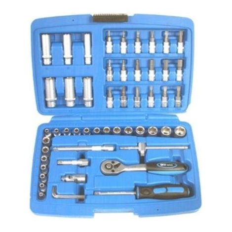BGS Juego de dados 53 piezas azul profesional