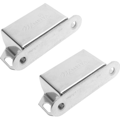 Ferme-Porte Magnetique - Acier Inoxydable 1 3 Mm - Pour Armoires Tiroirs Placards Fenetres - Lot De 2 (1/5)