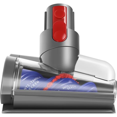 Mini cepillo turbina para Dyson V15 V11 V10 V8 V7. Repuestos. Boquilla pequeña sin pelo para limpiar sofás, coches, alfombras, colchones y pelo de gato y perro. (1/5)