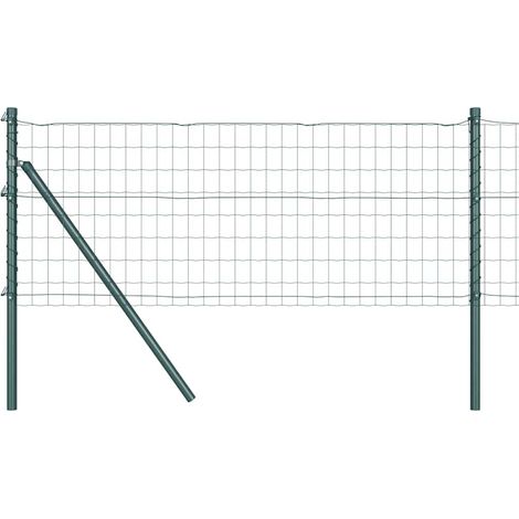 Maison Exclusive - Ground Fix Geschweißter Drahtzaun 50 x 0,4 m (
