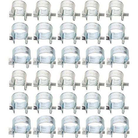 Collier de Serrage pour Tuyau D'injecteur 30pcs 1/4 5/16 3/8 Métal (1/5)