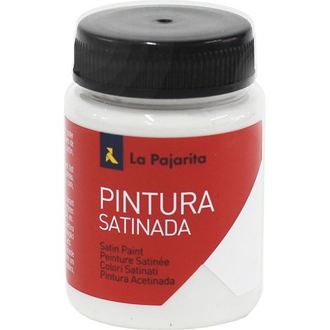 La Pajarita 110116 Pittura per Decorazione e Fai da te, Satinata, 1, Bianco (1/4)