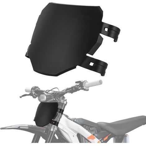 Motorcycle Front Number Plate Holder, Motorcycle Number Plate Holder for Ron Light Bee On-Ron S/X Black (1/4)