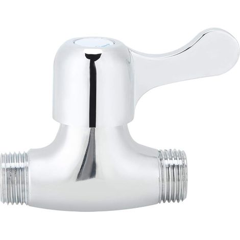 Sollbry G1/2in à G1/2in Filetage Cuivre Vanne Directe Vanne D'arrêt Vanne D'arrêt D'angle Vanne de Régulation de L'eau Robinet de Salle de Bain Raccords de Plomberie (1/5)