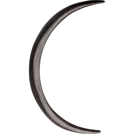 Haarnadel Asiatisch Holz Gebogene Mondform Leichtes Haarstyling Zubehör für Frauen bei Prom und Abendveranstaltungen (1/5)