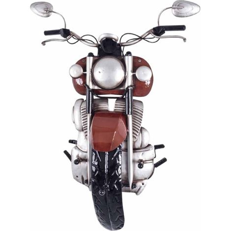 Patère Murale Vintage "Motard II" 64cm Rouge