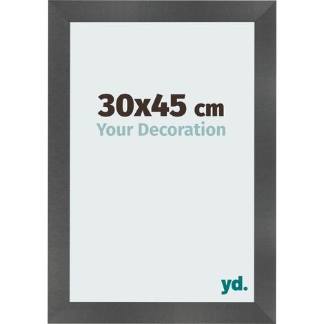 yd. - Cadre photo 30x45 - Noir Mat - MDF - Pisa (1/5)