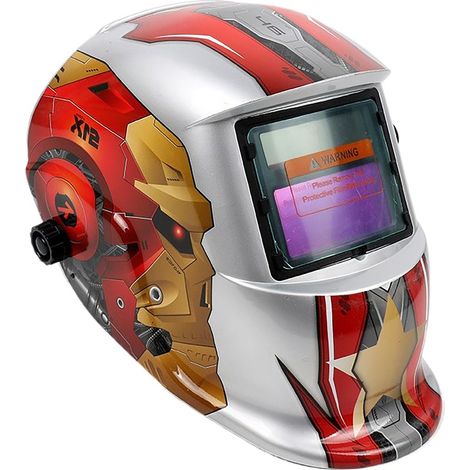Solarbetriebener, selbstverdunkelnder Schweißhelm, Maske für WIG-/MIG-Schweißgeräte, Schutzvorrichtung für Schleifmaschinen (1/5)
