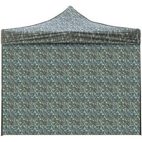 Couverture Latérale Militaire Étanche 3X2M Avec Porte Enroulable Pour Tonnelle Pliable 3X3M