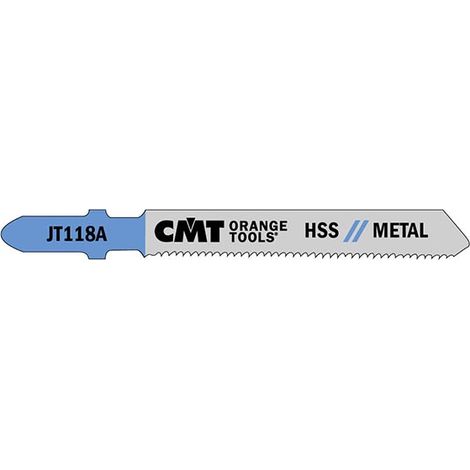 JT118A-5 5 LAME SEGHETTO X METAL HSS 76x1.1-1.5x21TPI (DIRITTO/FINE) (1/2)