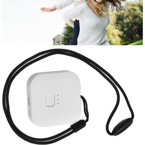 1000-W-Luftreiniger mit Negativ-Ionen, tragbarer Nackenbügel-Luftreiniger, Luftreiniger mit zwei Köpfen und Kohlebürsten, USB-aufladbar, Weiß (1/5)