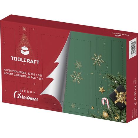 Toolcraft – Coffret multi-outils 39 pièces – Tournevis électrique 5Nm – Pince de précision – Ouvre-bouteille – Étui de rangement inclus - 39-parts