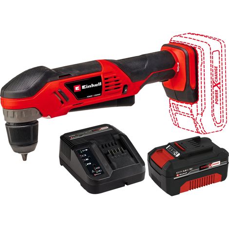 Perceuse angulaire sans fil EINHELL TE-AD 18 Li Kit (1x 4,0 Ah)