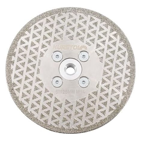 Disque Diamant - 125mm Disques à tronçonner diamantés couper meuler les carreaux de céramique la porcelaine le granit le marbre (1/5)