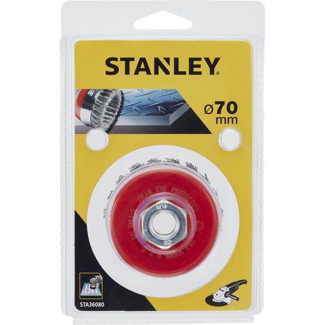 Piranha Stanley Sta36080 (X36080) Spazzola Acciaio A Tazza D.75 (1/2)