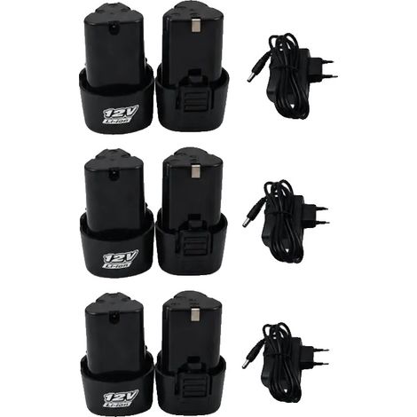 Visseuse Électrique, Batterie Rechargeable 12V, Haute Performance, 3.0Ah 6 chargeur 4 (1/2)