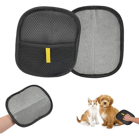 2 guanti per la rimozione dei peli di cane e gatto (1/3)