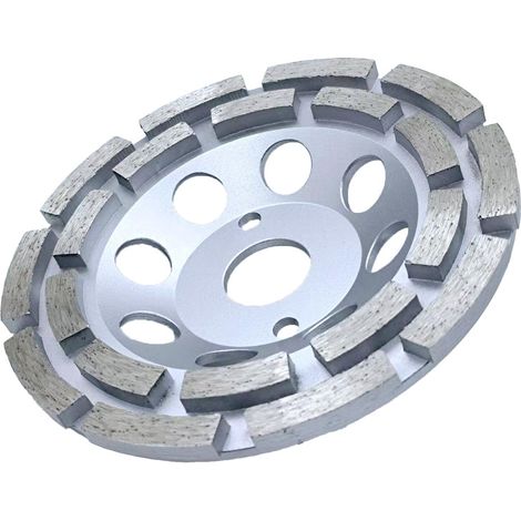 Meule diamantée standard de qualité supérieure - 125 mm x 22,23 mm - Pour béton, plâtre, granit, résine, colle à carrelage, pierre naturelle, etc