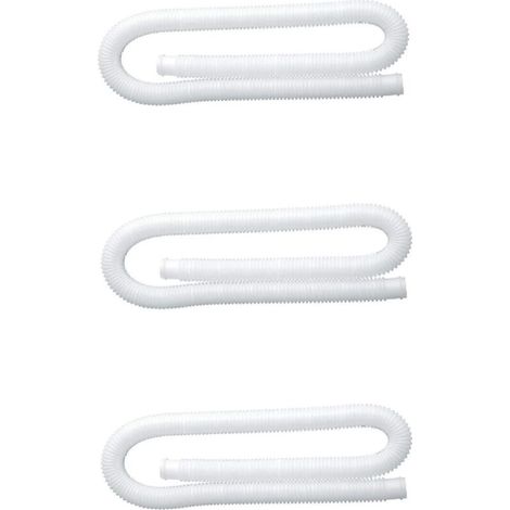 Lot de 3 tuyaux de rechange pour pompe de piscine de 3,2 cm de diamètre 150 cm de long (1/3)