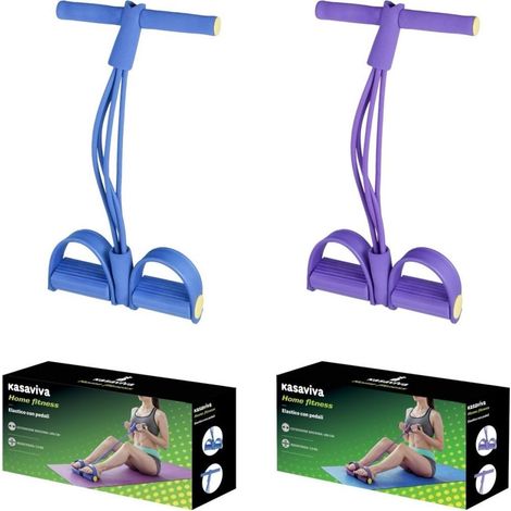 1 Pezzo Elastico Fitness con Pedali Resistenza 7,5 kg 2 Colori
