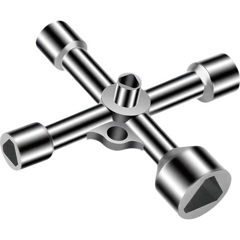 1 Pièces Clé Triangle, Clef Triangle, Triangle Clé, Cle Triangle,multifonction Clef Triangleclé Triangle, 5 Tailles Diamètre Intérieur 7 Mm/10 Mm/12 Mm/13 Mm/18 Mm (1/5)