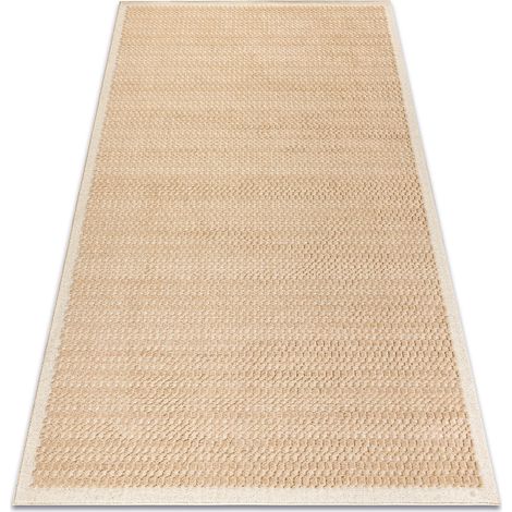 FLUX 461.139.SA130 Wollteppich OSTA - Geometrisch, Strukturell, Loft beige / creme beige 160x230 cm