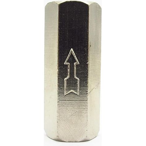 Clapet anti-retour pneumatique en laiton à filetage femelle 1/8" (1/5)