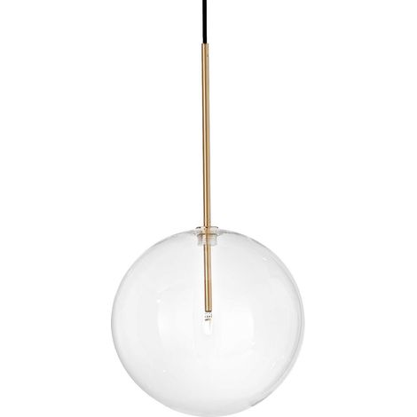 Ideal Lux EQUINOXE 15cm Globe Pendelleuchte Messing (1/2)
