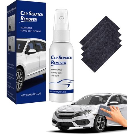 Anti Rayure Voiture Carrosserie, Efface Rayure Profonde Voiture, Polish Voitures Rayure, Serviette Microfibre Cheveux, Car Efface Rayure Carrosserie Polissage Avec Chiffon Nano Sparkle (1/5)