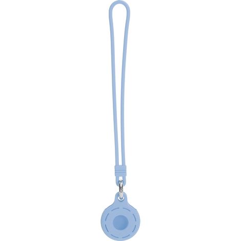 Étui en silicone anti-perte pour traceur IOS, type rond creux, bleu foncé (1/5)