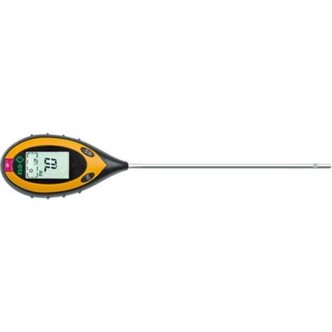 Medidor digital 4 en 1, PH, Luz, Temperatura y Humedad de Tierra (1/5)