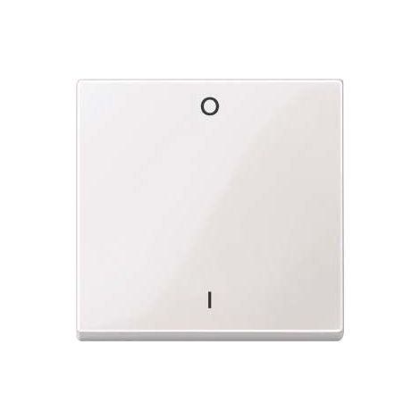 MERTEN 432219 ENJOLIVEUR AVEC MARQUAGE0/I POUR COMMANDES, BLANC BRILLANT, SYSTEM M