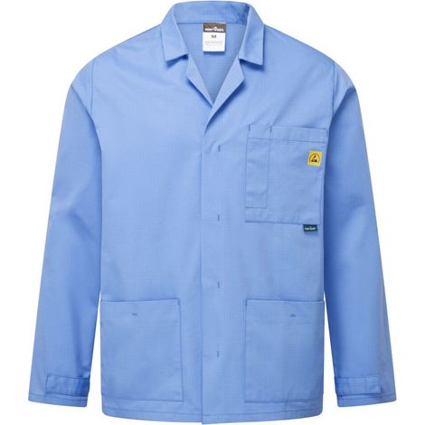 Giacca da laboratorio ESD - Taglia XXL - Blu Hamilton - Portwest